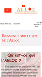 Mobile Screenshot of aeloc.fr